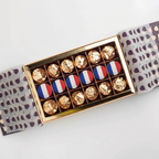 World Cup Medallion Box — France flag medallions by Figur