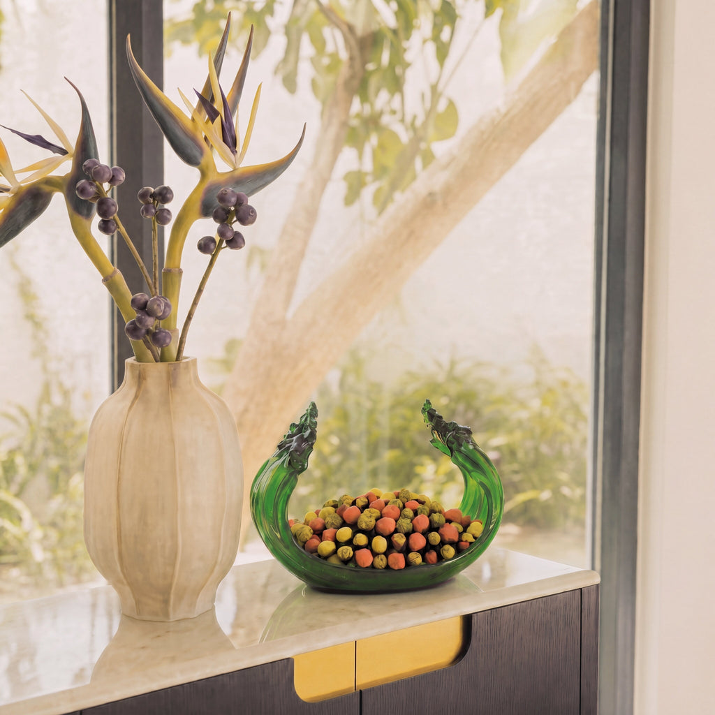 Emerald Flame Tray