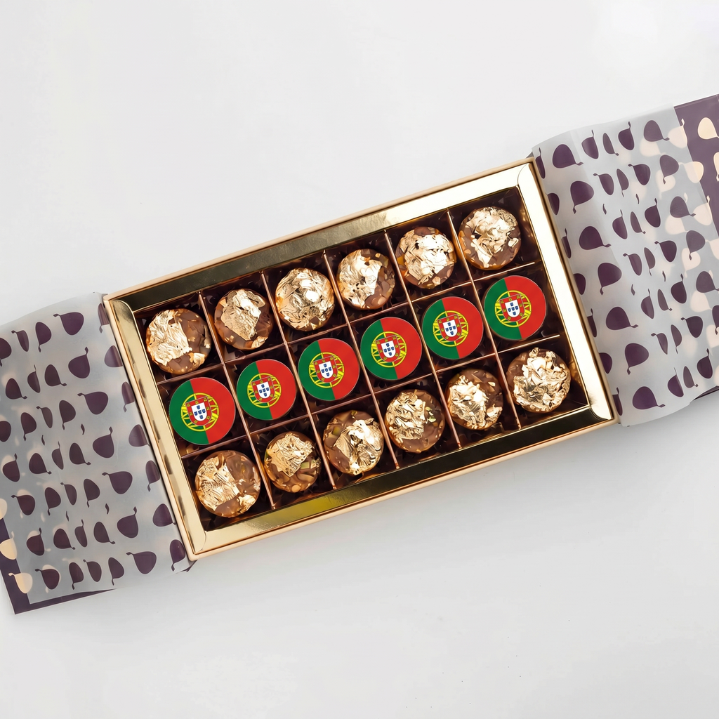 World Cup Medallion Box — Portugal flag medallions by Figur